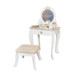 Tocador Infantil Princesa con Espejo y Accesorios