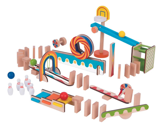 Domino Run de Madera