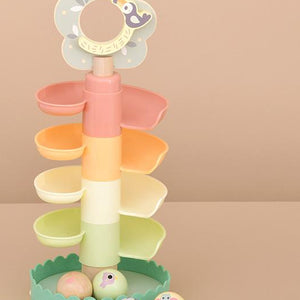 Torre de Bolas de Madera 