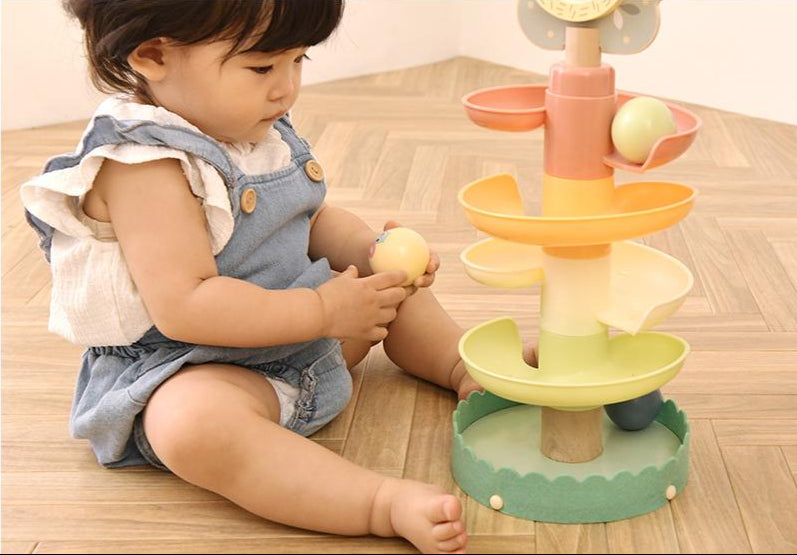 Torre de Bolas de Madera "Ball Drop Tower"