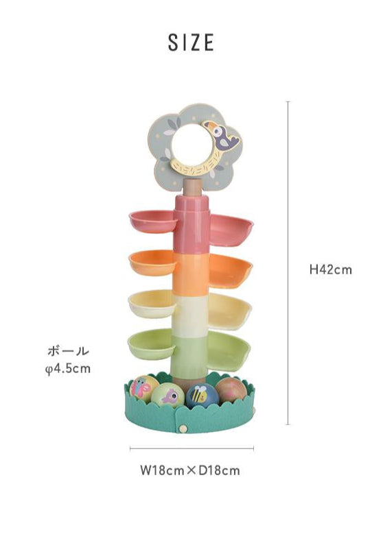 Torre de Bolas de Madera "Ball Drop Tower"