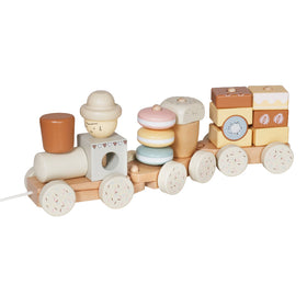 Tren de Arrastre Madera con Bloques Dulces