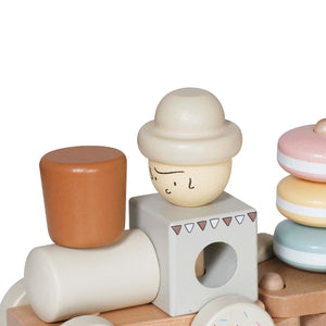 Tren de Arrastre Madera con Bloques Dulces