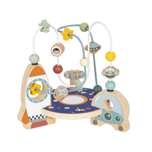Juego de Enhebrado Espacial de Madera