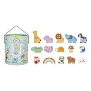 Caja Misteriosa de Percepción Táctil – Animales de la Selva