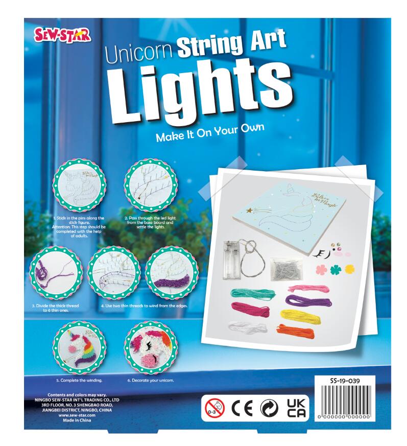 Unicorn String Art Lights