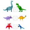 Magna-Tiles Dino World XL Set | 50 Piezas
