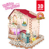 Puzzle 3D Holiday Bungalow - Led Inside