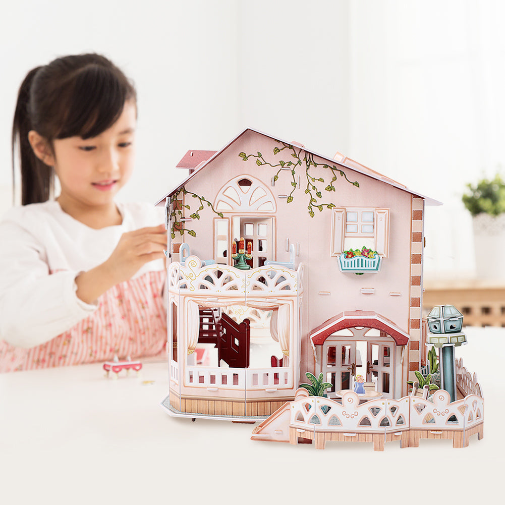 Puzzle 3D Holiday Bungalow - Led Inside