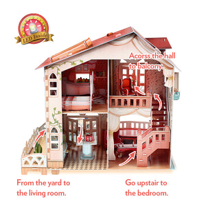 Puzzle 3D Holiday Bungalow - Led Inside