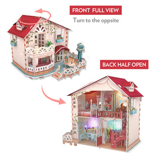 Puzzle 3D Holiday Bungalow - Led Inside
