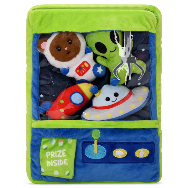 Out of This World Claw Machine Packaging Fleece Plush