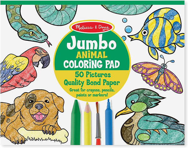 Pad Jumbo Para Colorear Animales