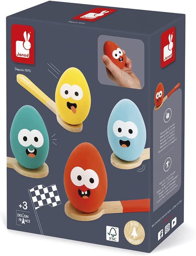 Juego de Cucharas Carrera de Huevos