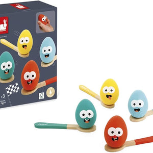 Juego de Cucharas Carrera de Huevos