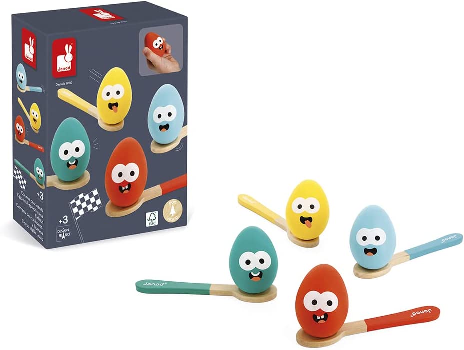 Juego de Cucharas Carrera de Huevos
