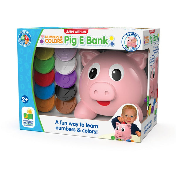Aprende conmigo | Números y colores | Alcancía Pig E Bank