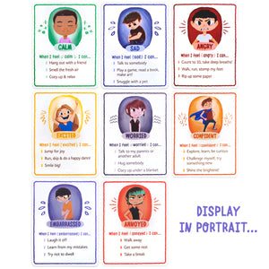 Cómo Me Siento | 8 Carteles Reversibles Para el Aula