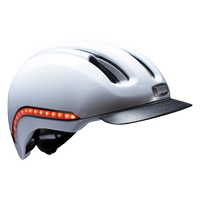 Casco Vio Con Luz Led (Blanco)