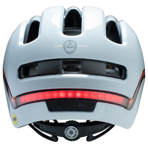 Casco Vio Con Luz Led (Blanco)
