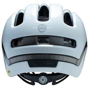 Casco Vio Con Luz Led (Blanco)