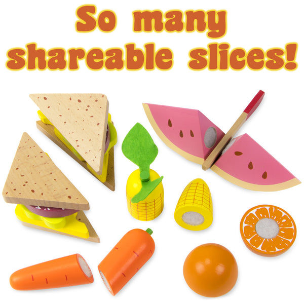 Cesta de Picnic | Slice & Share | 34 Piezas