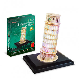 Puzzle 3D Leaning Tower Of Pisa - Led Inside