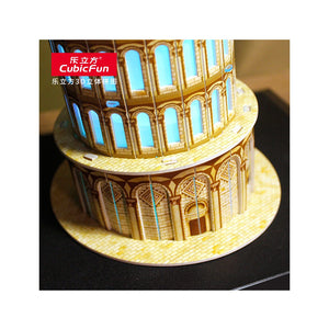 Puzzle 3D Leaning Tower Of Pisa - Led Inside