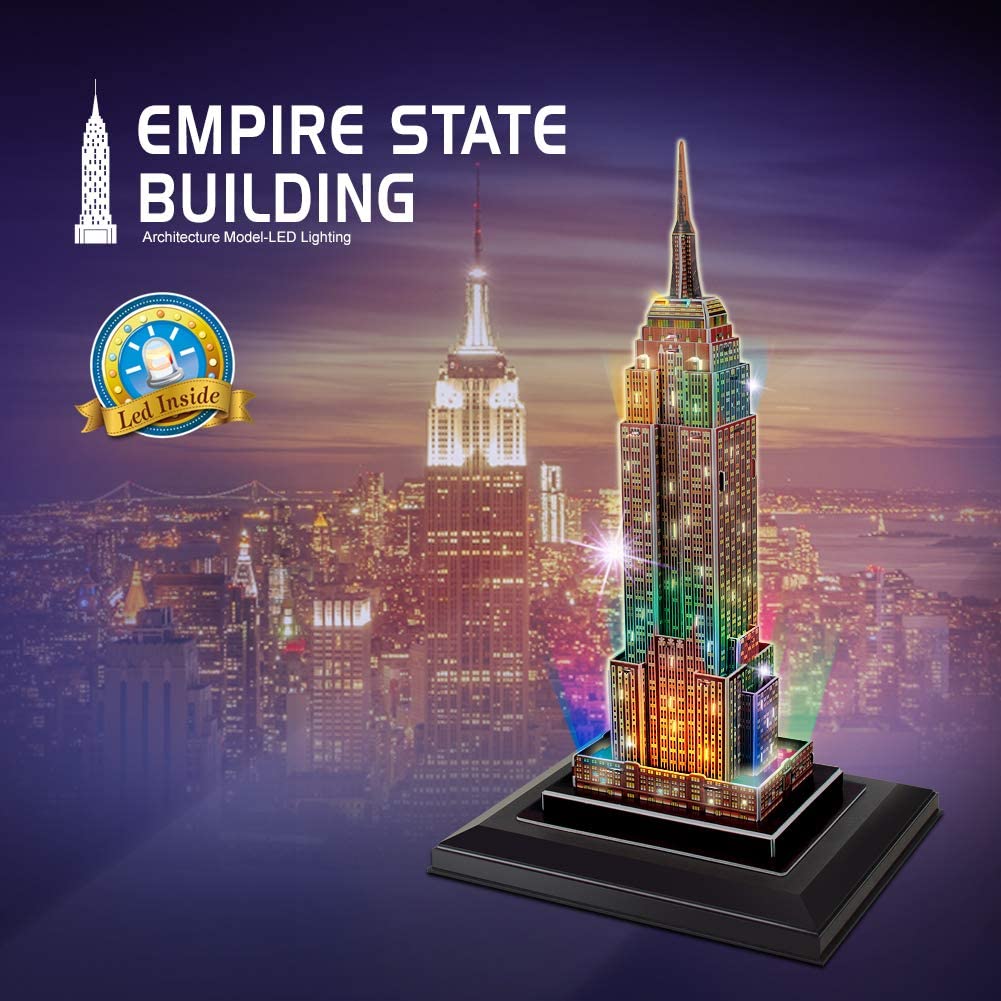 Puzzle 3D Empire State Building - Led Inside