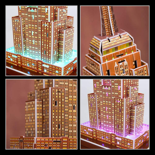 Puzzle 3D Empire State Building - Led Inside