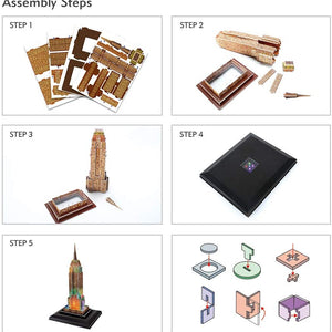 Puzzle 3D Empire State Building - Led Inside