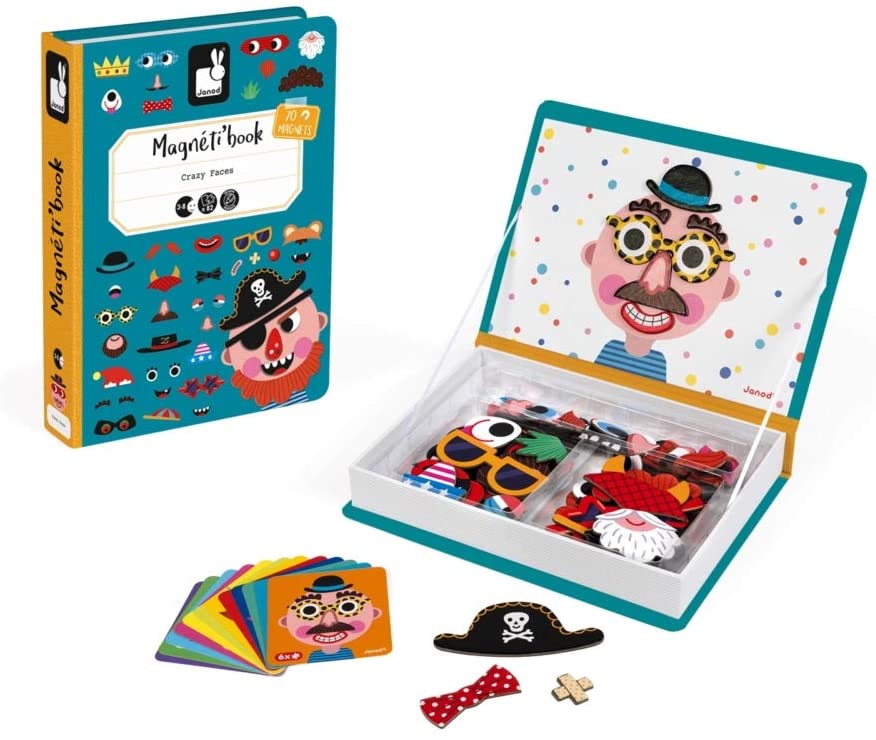 Libro Magnético Caritas Divertidas y Disfraces