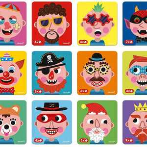 Libro Magnético Caritas Divertidas y Disfraces