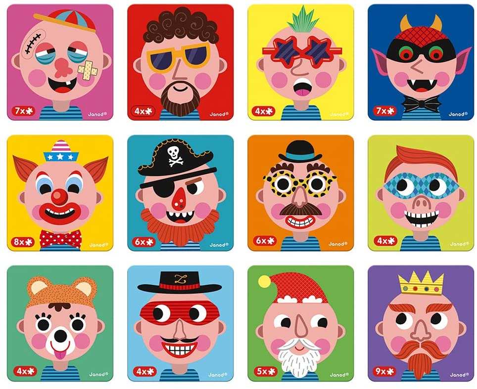 Libro Magnético Caritas Divertidas y Disfraces