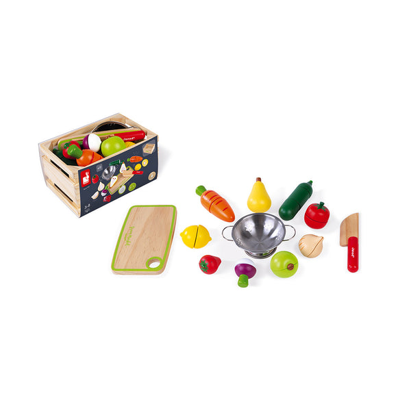 Maxi Set de Frutas y Verduras Velcro Green Market