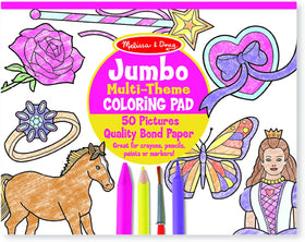 Pad Jumbo Rosa Para Colorear | 50 páginas
