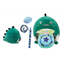 Peluche Abrazable Dinosaurio con Pulsera