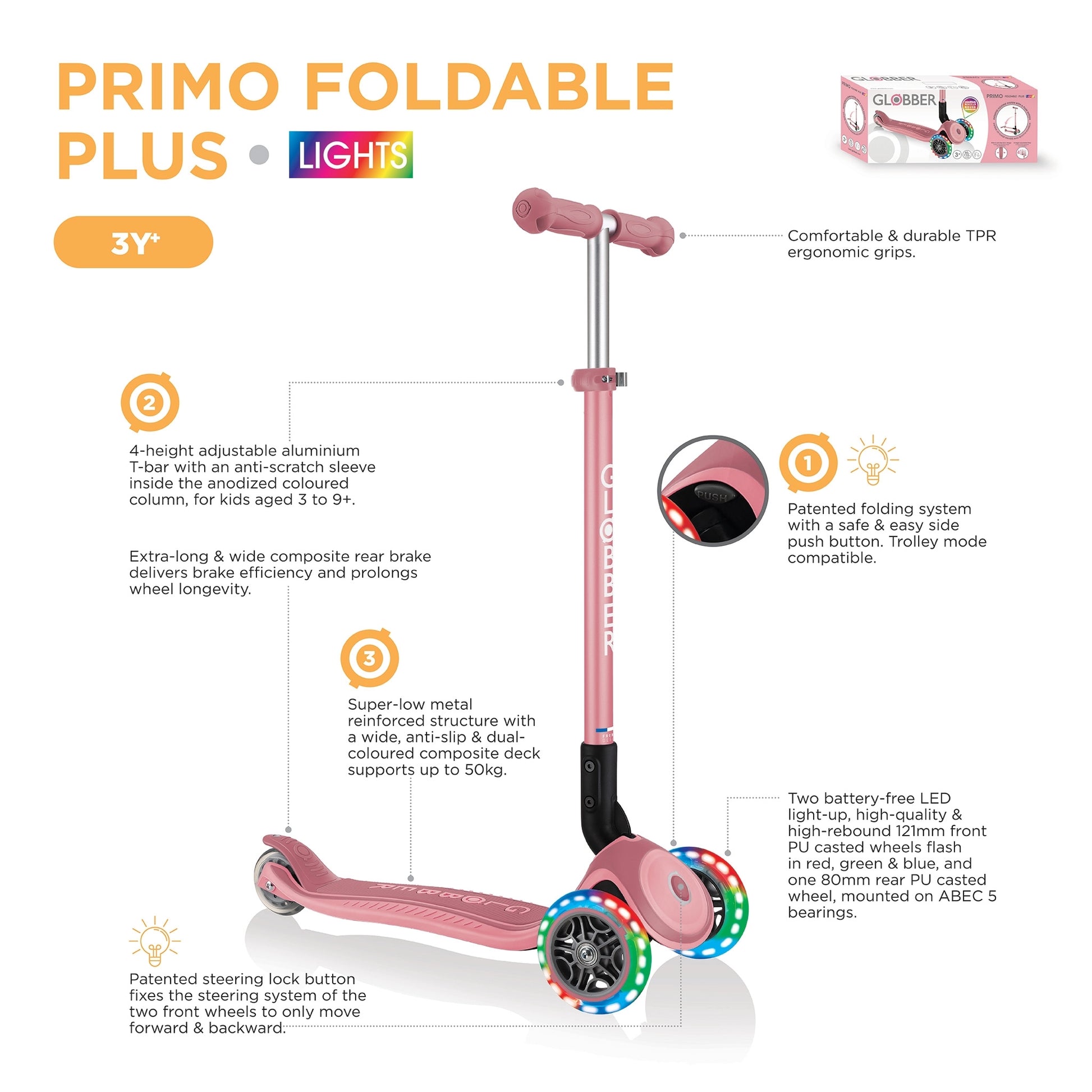 Primo Plegable Plus Luces