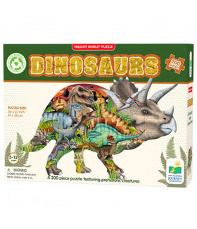 Rompecabezas de Dinosaurios Wildlife World | 200 Piezas