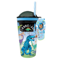 Contenedor para Snack y Bebida | Dinosaurio