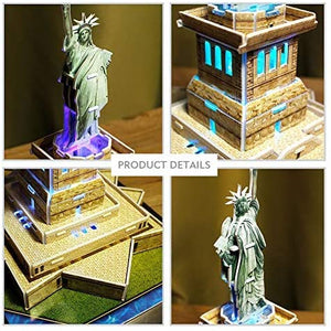 Puzzle 3D Statue Of Liberty - Led Inside