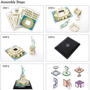 Puzzle 3D Statue Of Liberty - Led Inside