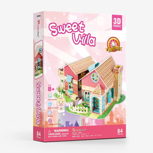 Puzzle 3D Sweet Villa - Led Inside