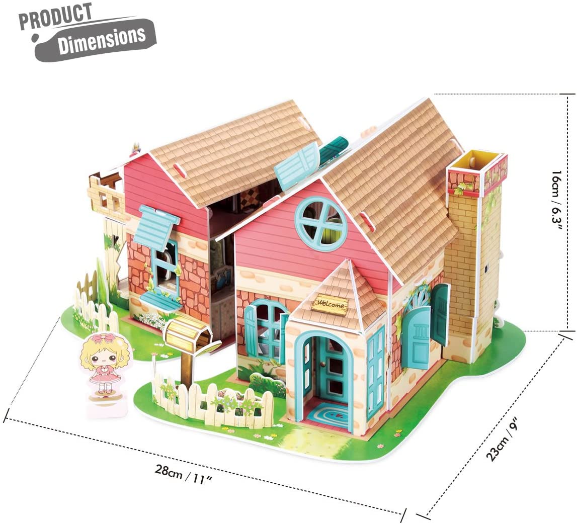 Puzzle 3D Sweet Villa - Led Inside