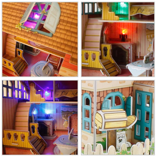 Puzzle 3D Sweet Villa - Led Inside