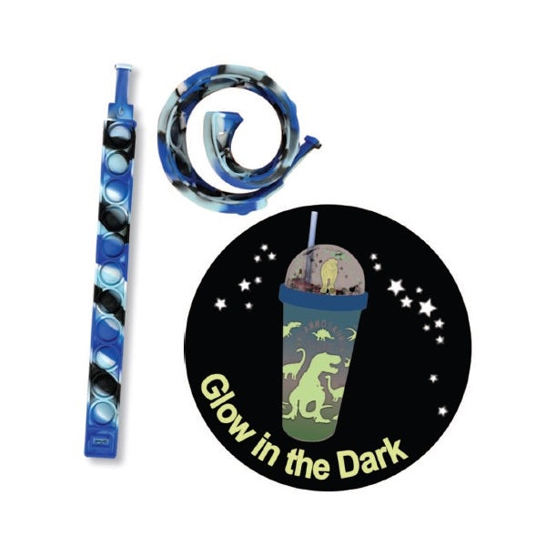 Vaso de Diversión | Dinosaurio | Brilla en la Oscuridad
