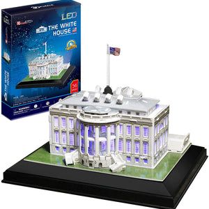 Puzzle 3D The White House - Led Inside