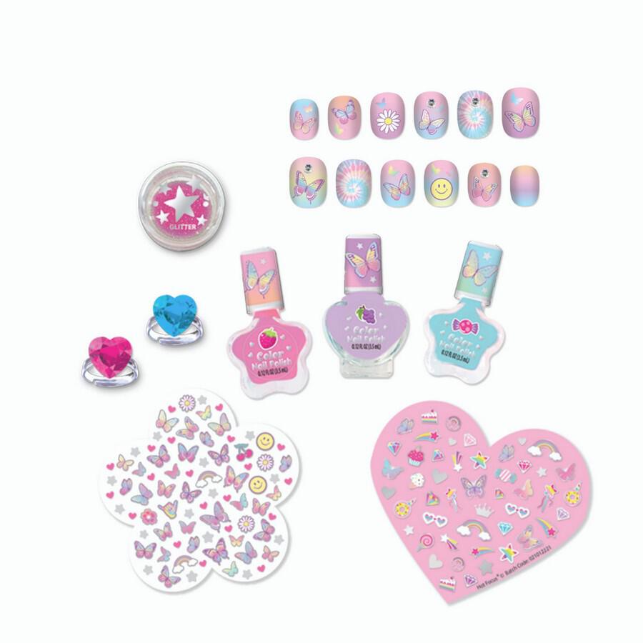 Arte de Uñas Blitz & Glitz | Tie Dye Mariposa