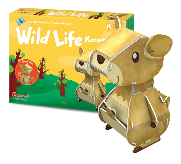 Puzzle 3D Wild Life Kangaroo
